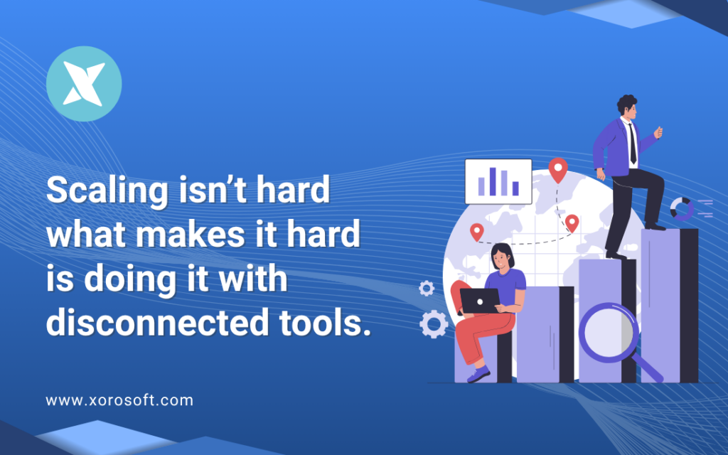 Dashboard view of an integrated ERP platform improving inventory accuracy