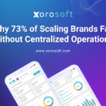 Dashboard view of centralized ecommerce operations system