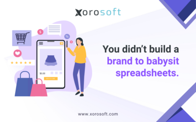 Dashboard of a centralized inventory system showing real-time stock levels