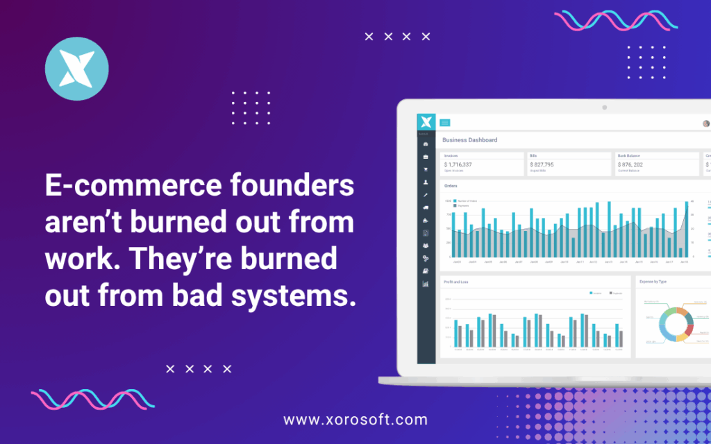 Dashboard of an operations management system improving inventory accuracy