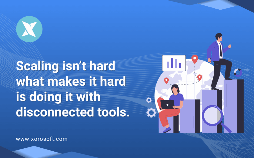 Dashboard view of an integrated ERP platform improving inventory accuracy
