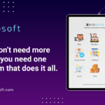 Unified commerce system dashboard showing inventory and orders