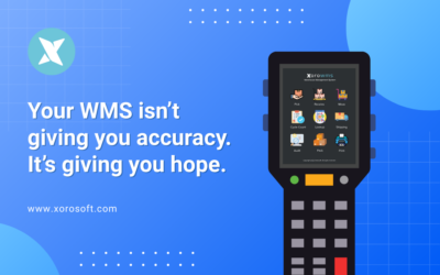 Dashboard showing improved WMS accuracy across warehouse locations
