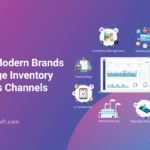 Omnichannel inventory management dashboard showing real-time stock levels