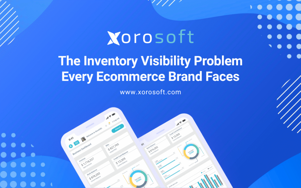 Inventory visibility ecommerce dashboard showing real-time stock levels