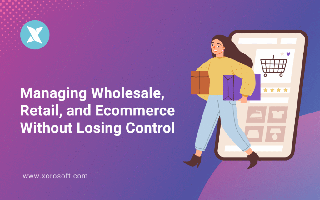 Omnichannel ERP dashboard for ecommerce inventory management