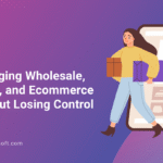 Omnichannel ERP dashboard for ecommerce inventory management