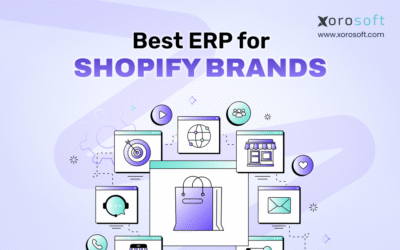 Best ERP for Shopify brands comparison dashboard showing inventory, accounting, purchasing, and warehouse workflows