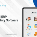 Cloud ERP inventory software connecting inventory, purchasing, warehouse management, accounting, ecommerce, and reporting.