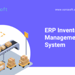 ERP inventory management system dashboard showing real-time stock visibility