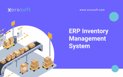 ERP inventory management system dashboard showing real-time stock visibility