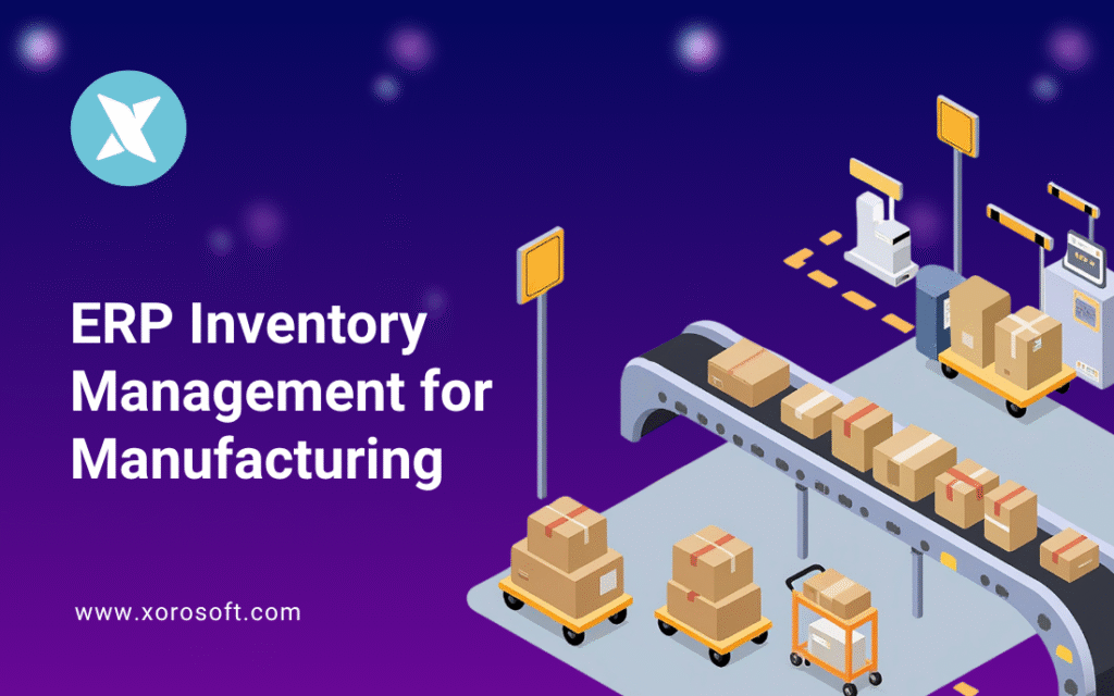 Manufacturing ERP Inventory Management dashboard