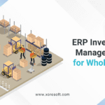 Wholesale inventory ERP workflow connecting inventory purchasing warehouse accounting and sales channels