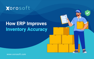 ERP system improving inventory accuracy across purchasing, warehouse, sales, and accounting