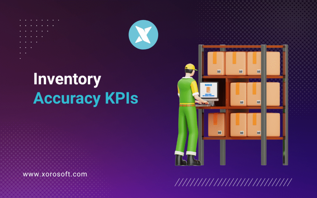 Inventory Accuracy KPI Framework dashboard showing stock accuracy, cycle count performance, warehouse variance, and inventory control metrics