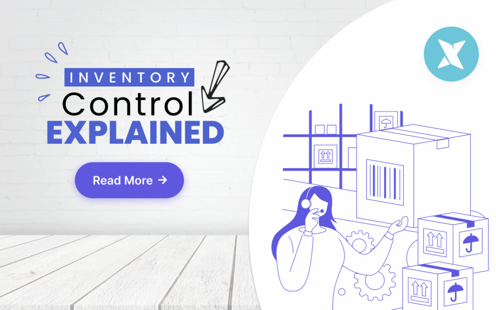 Inventory control process from receiving to replenishment