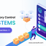 Inventory control systems dashboard showing stock levels, warehouses, and sales orders