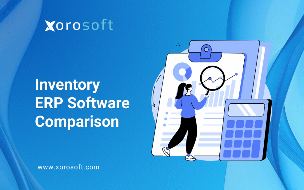 Inventory control ERP workflow guide showing connected inventory, purchasing, warehouse, accounting, and reporting processes