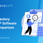 Inventory control ERP workflow guide showing connected inventory, purchasing, warehouse, accounting, and reporting processes