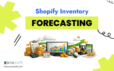 Shopify inventory forecasting dashboard for ecommerce demand planning.