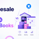 Real-time inventory visibility workflow connecting purchasing, warehouse, fulfillment, and accounting.
