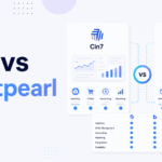 Cin7 vs Brightpearl comparison banner showing inventory, order management, accounting, reporting, and ERP evaluation features