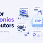 ERP for electronics distributors connecting inventory, purchasing, warehouse, ecommerce, EDI, and accounting workflows.