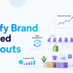 Minimalist blog graphic showing how a Shopify brand reduced stockouts using inventory forecasting, replenishment planning, and better stock visibility.