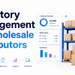 Inventory management for wholesale distributors with warehouse stock, barcode scanning, purchasing, analytics, and fulfillment dashboards.