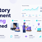 Inventory movement tracking workflow across warehouse receiving, storage, fulfillment, and reporting.