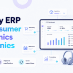 Shopify ERP for consumer electronics companies connecting inventory, purchasing, accounting, warehouse management, forecasting, returns, and multi-channel operations