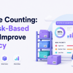 AI cycle counting dashboard prioritizing high-risk warehouse inventory to improve stock accuracy.