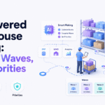 AI warehouse picking system optimizing routes, waves, and order priorities