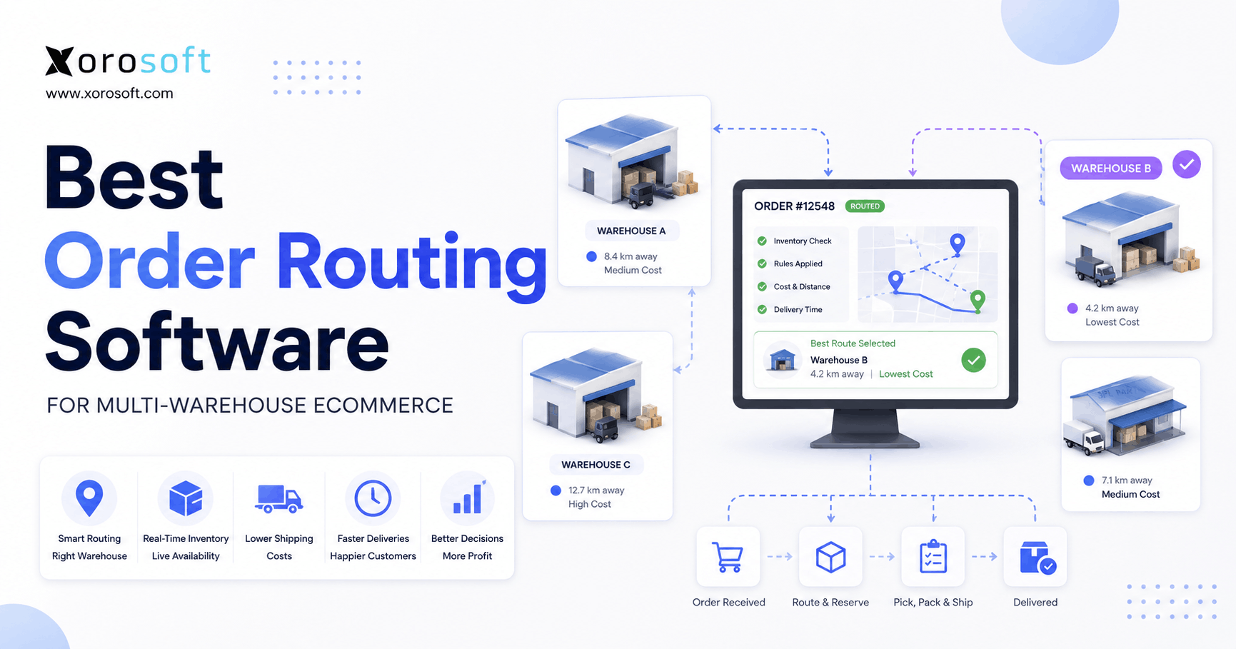 Best order routing software for multi-warehouse ecommerce fulfillment.