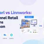 Brightpearl vs Linnworks multichannel retail operations comparison showing inventory, orders, analytics, fulfillment, and ecommerce channel workflows.