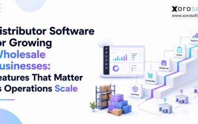 Distributor Software for Growing Wholesale Businesses Features That Matter as Operations Scale Distributor software for growing wholesale businesses connecting inventory, purchasing, warehouse operations, orders, and reporting as operations scale.