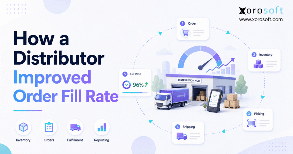 How a distributor improved order fill rate with better inventory accuracy and warehouse execution.