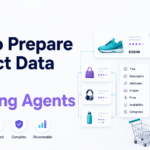 How to prepare product data for AI shopping agents with structured product attributes, pricing, availability, product cards, and AI-powered shopping recommendations.