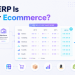 Best ERP for ecommerce comparison showing inventory, accounting, warehouse, Shopify, Amazon, and purchasing workflows.