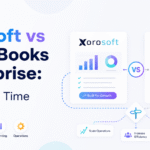 Xorosoft vs QuickBooks Enterprise comparison showing when growing businesses should consider moving to ERP for inventory, purchasing, accounting, and operations.