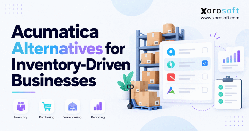 Acumatica alternatives for inventory-driven businesses.