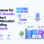 B2B commerce for hybrid DTC brands showing wholesale allocation and sellable stock management.