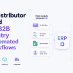 Sales order automation for distributors replacing manual B2B order entry with connected ERP workflows.
