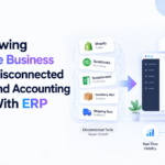 Ecommerce ERP case study showing disconnected inventory and accounting software replaced with one connected ERP.