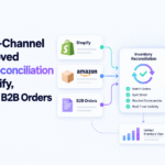 Multichannel inventory reconciliation across Shopify, Amazon, B2B orders, and warehouse stock.