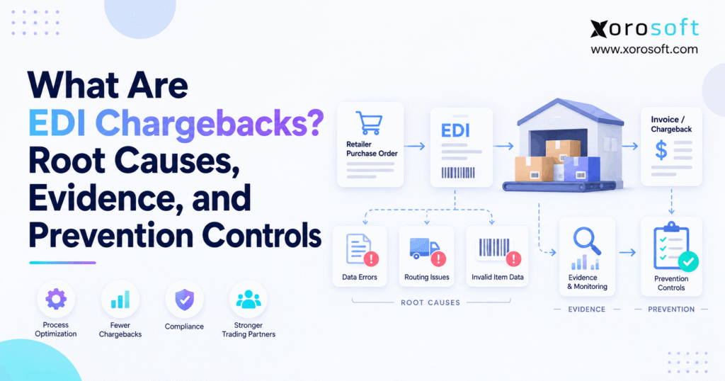 What are EDI chargebacks showing root causes, evidence, retailer deductions, and prevention controls.