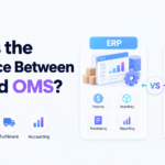 ERP vs OMS comparison showing differences in order management, inventory, fulfillment, accounting, and purchasing.