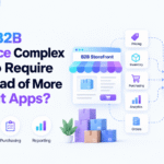 When to implement ERP for ecommerce as B2B storefront apps, inventory, purchasing, and reporting become harder to manage.
