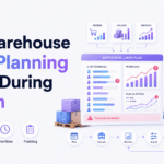 Warehouse labor planning dashboard showing capacity gaps, overtime, and rising fulfillment workload.