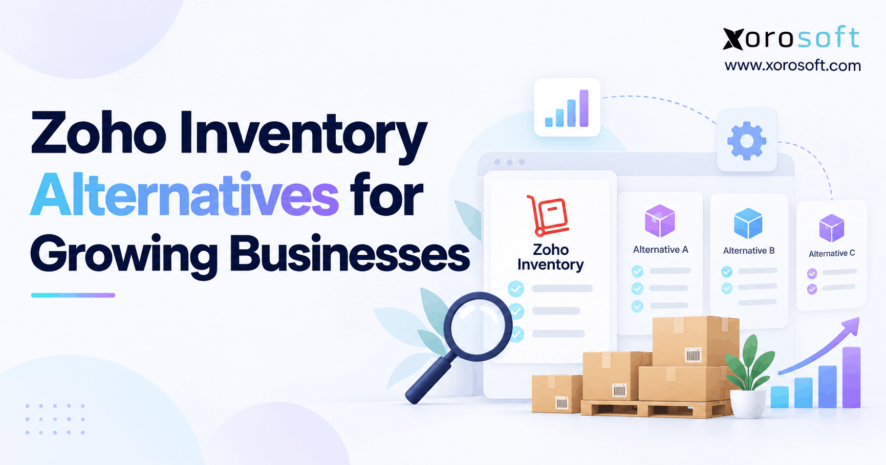Zoho Inventory alternatives for growing businesses blog banner